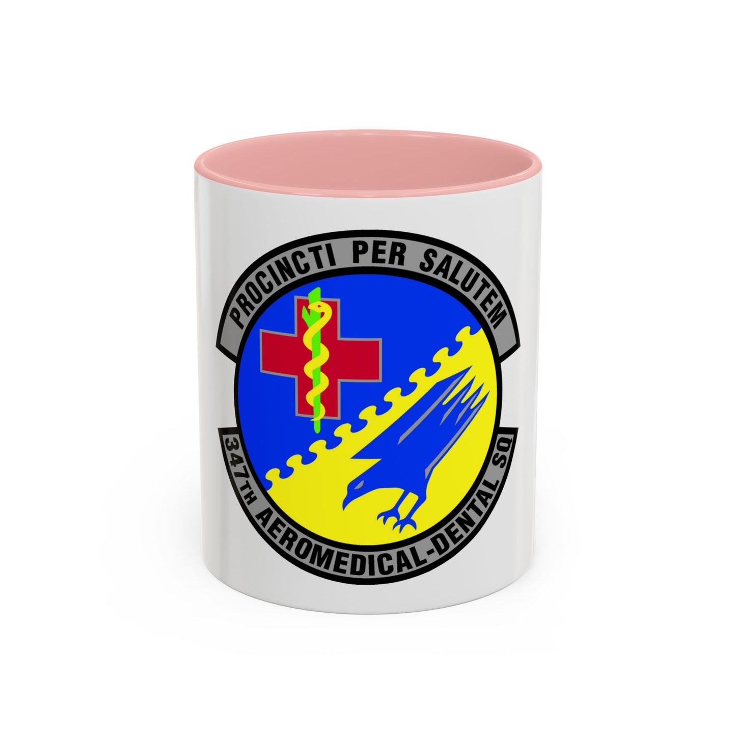 347th Aeromedical Dental Squadron (U.S. Air Force) Accent Coffee Mug