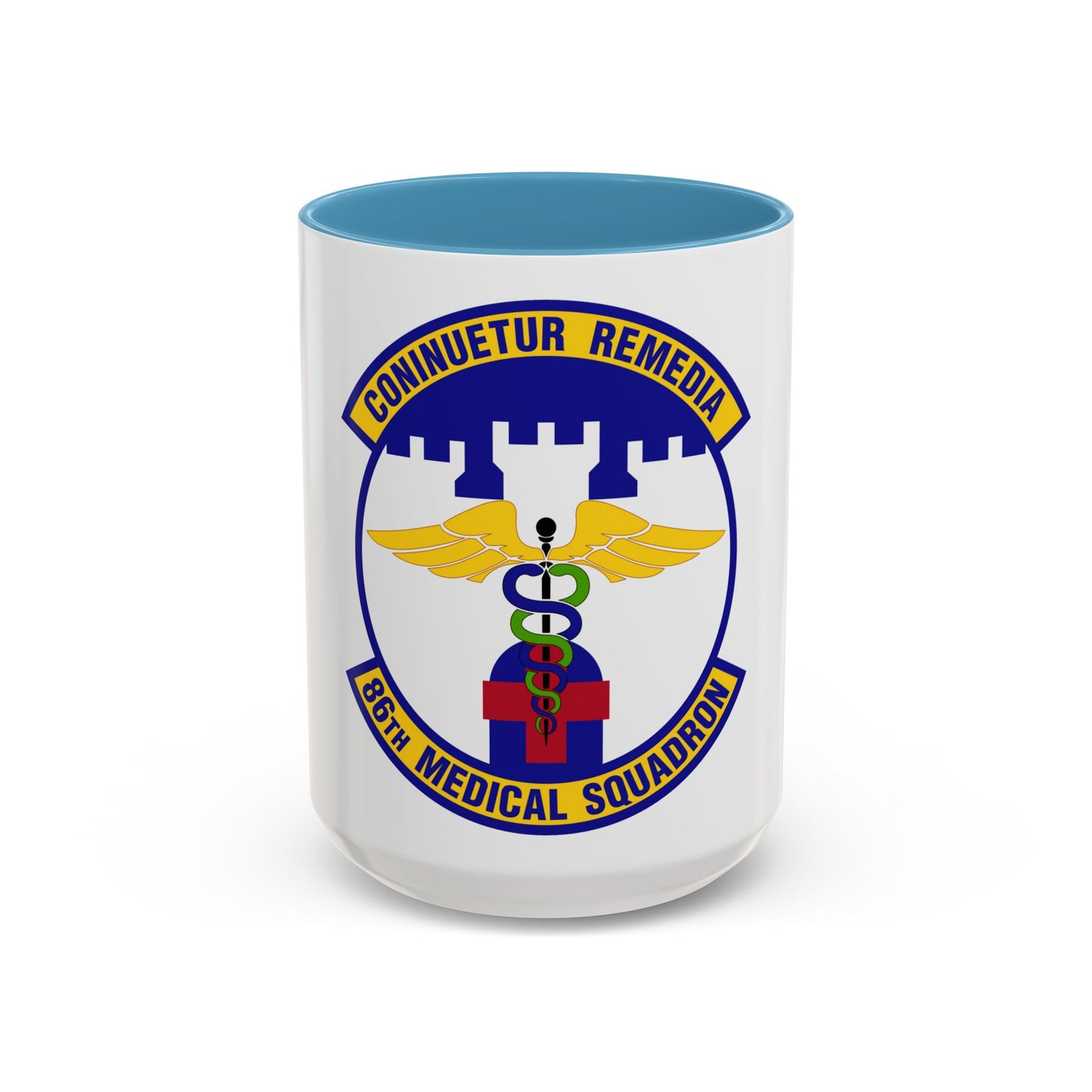 86 Medical Squadron USAFE (U.S. Air Force) Accent Coffee Mug