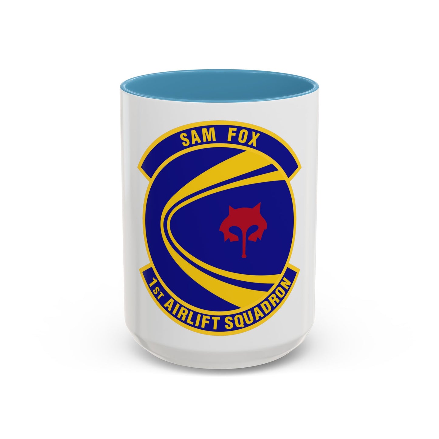 1st Airlift Squadron (U.S. Air Force) Accent Coffee Mug