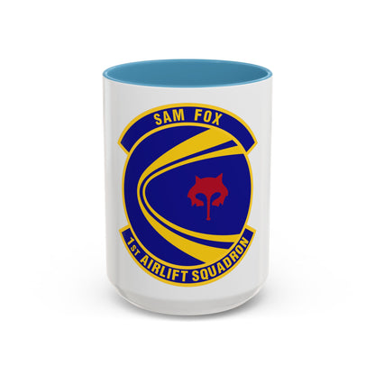 1st Airlift Squadron (U.S. Air Force) Accent Coffee Mug
