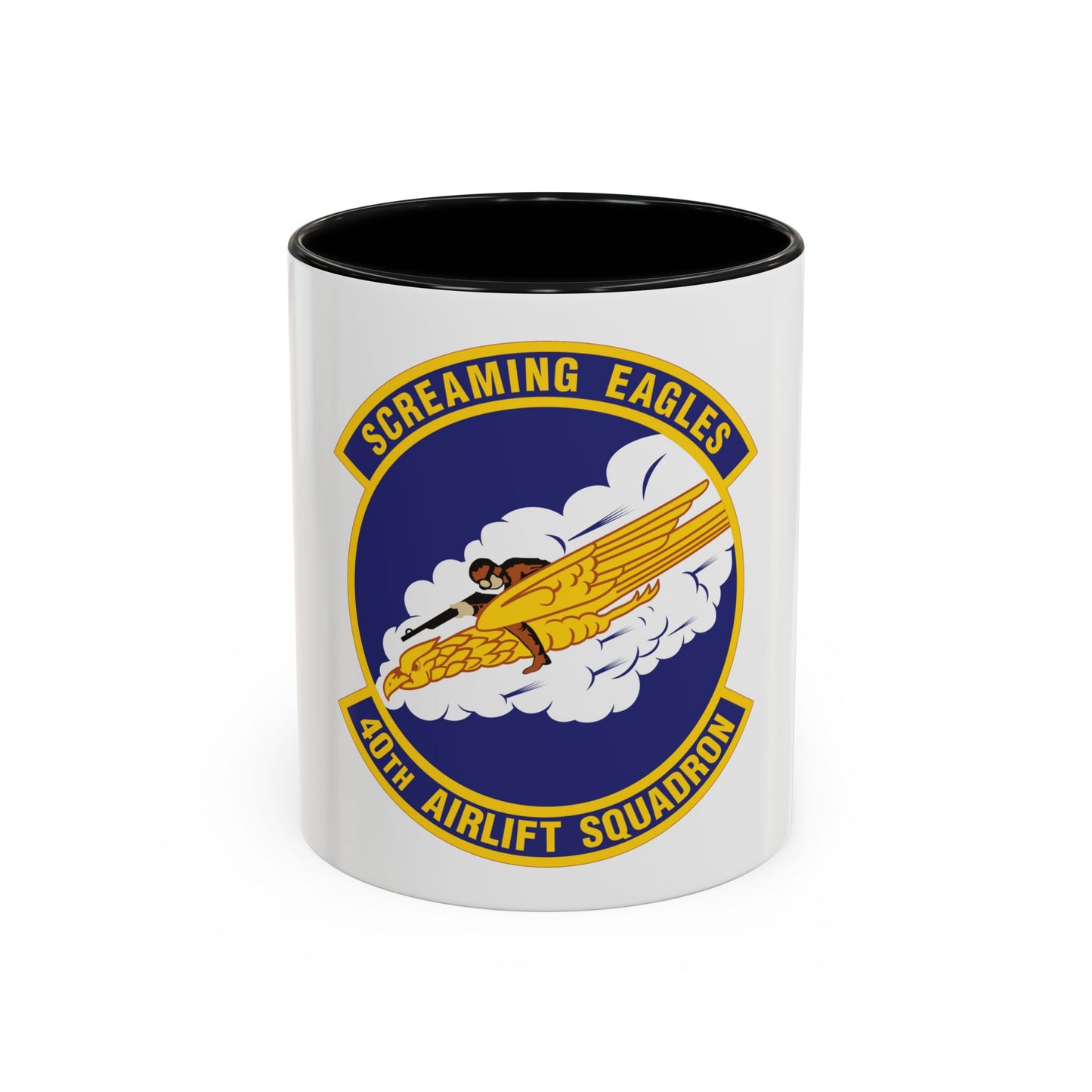 40th Airlift Squadron (U.S. Air Force) Accent Coffee Mug