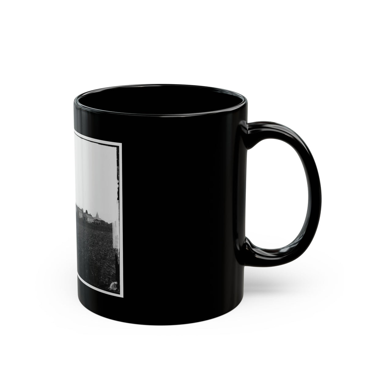 Washington, D.C. General View Of Harewood Hospital, On Farm Of W. W. Corcoran, 7th Street Road Near Soldiers' Home (U.S. Civil War) Black Coffee Mug