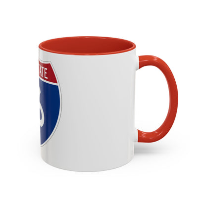 Interstate 16 (U.S. Highways) Accent Coffee Mug
