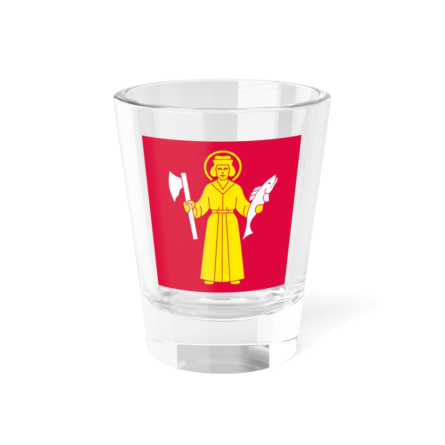 Flag of Botkyrka (Sweden) Shot Glass 1.5oz