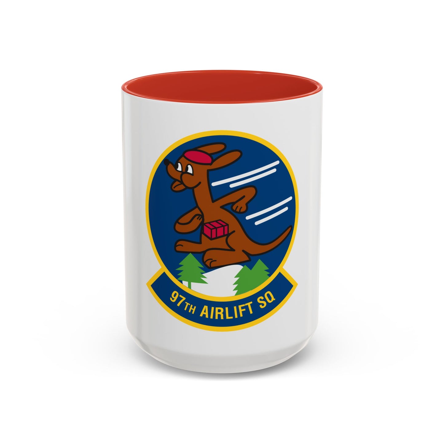 97 Airlift Squadron AFRC (U.S. Air Force) Accent Coffee Mug