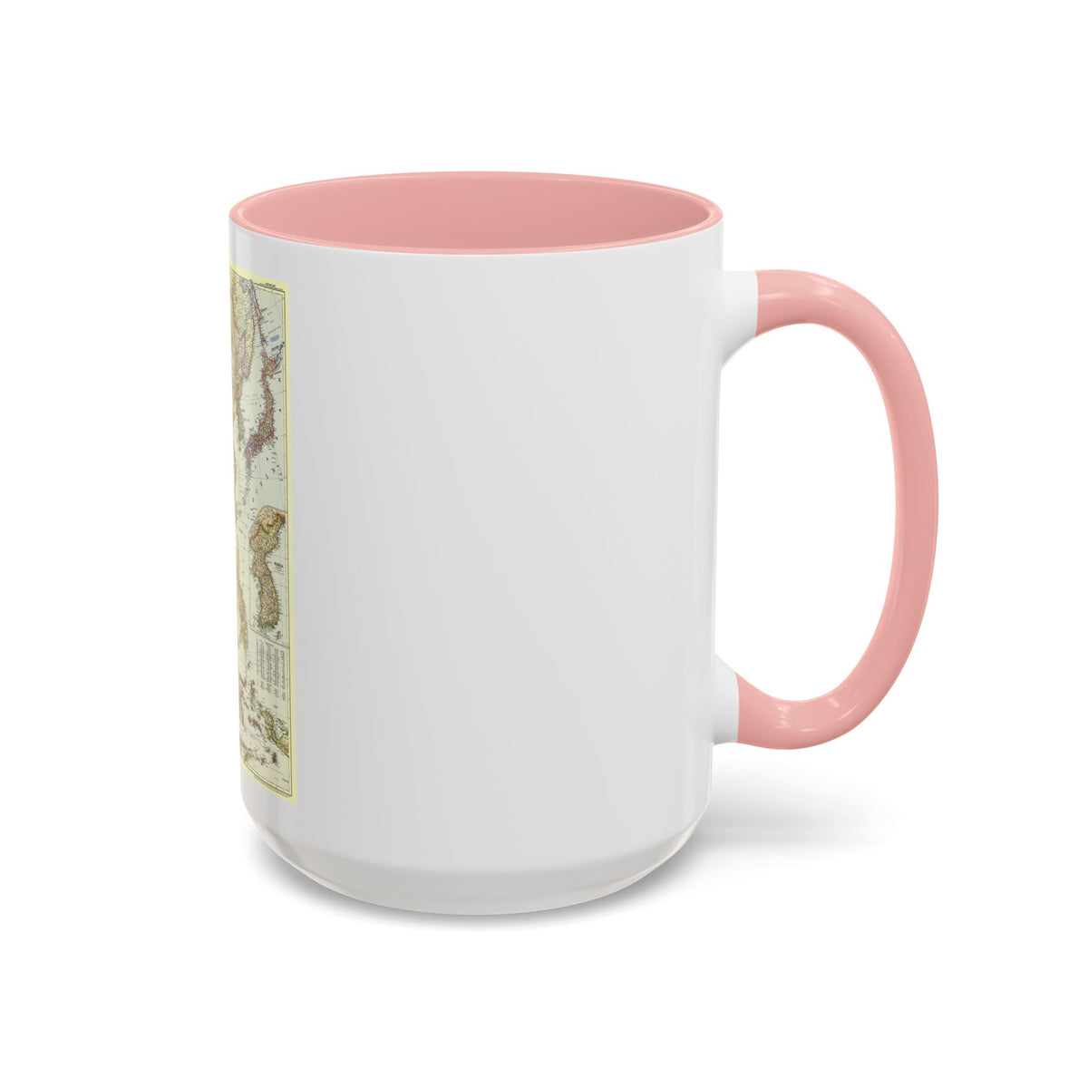 Far East (1952) (Map) Accent Coffee Mug