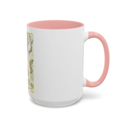 Far East (1952) (Map) Accent Coffee Mug