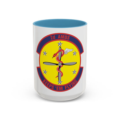 2d Aerospace Medical Squadron (U.S. Air Force) Accent Coffee Mug