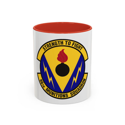 86th Munitions Squadron (U.S. Air Force) Accent Coffee Mug