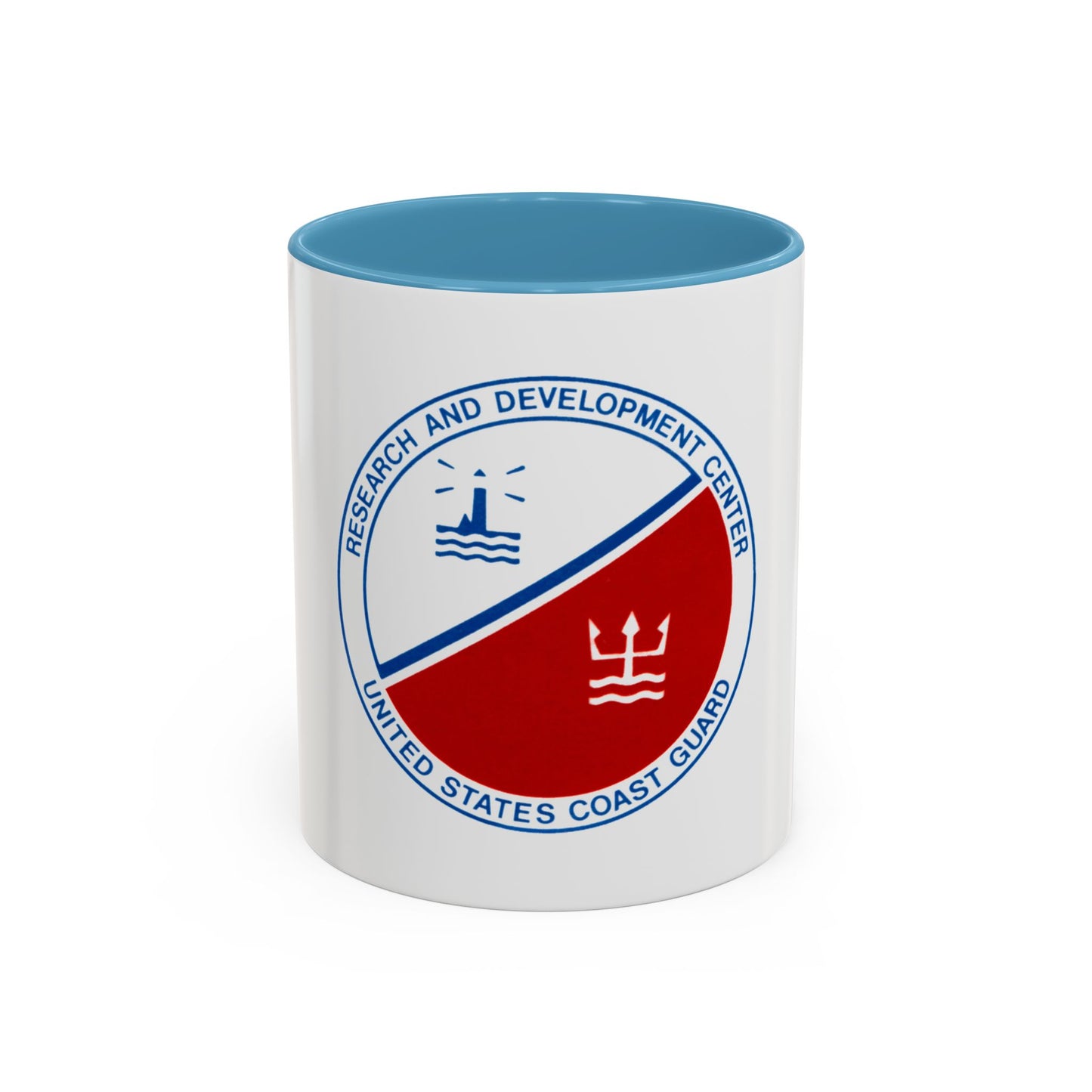 USCG Research And Development Center (U.S. Coast Guard) Accent Coffee Mug
