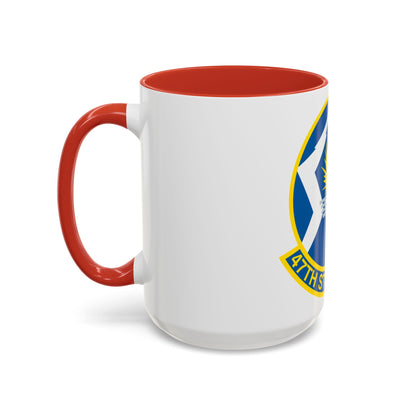 47th Student Sq (U.S. Air Force) Accent Coffee Mug