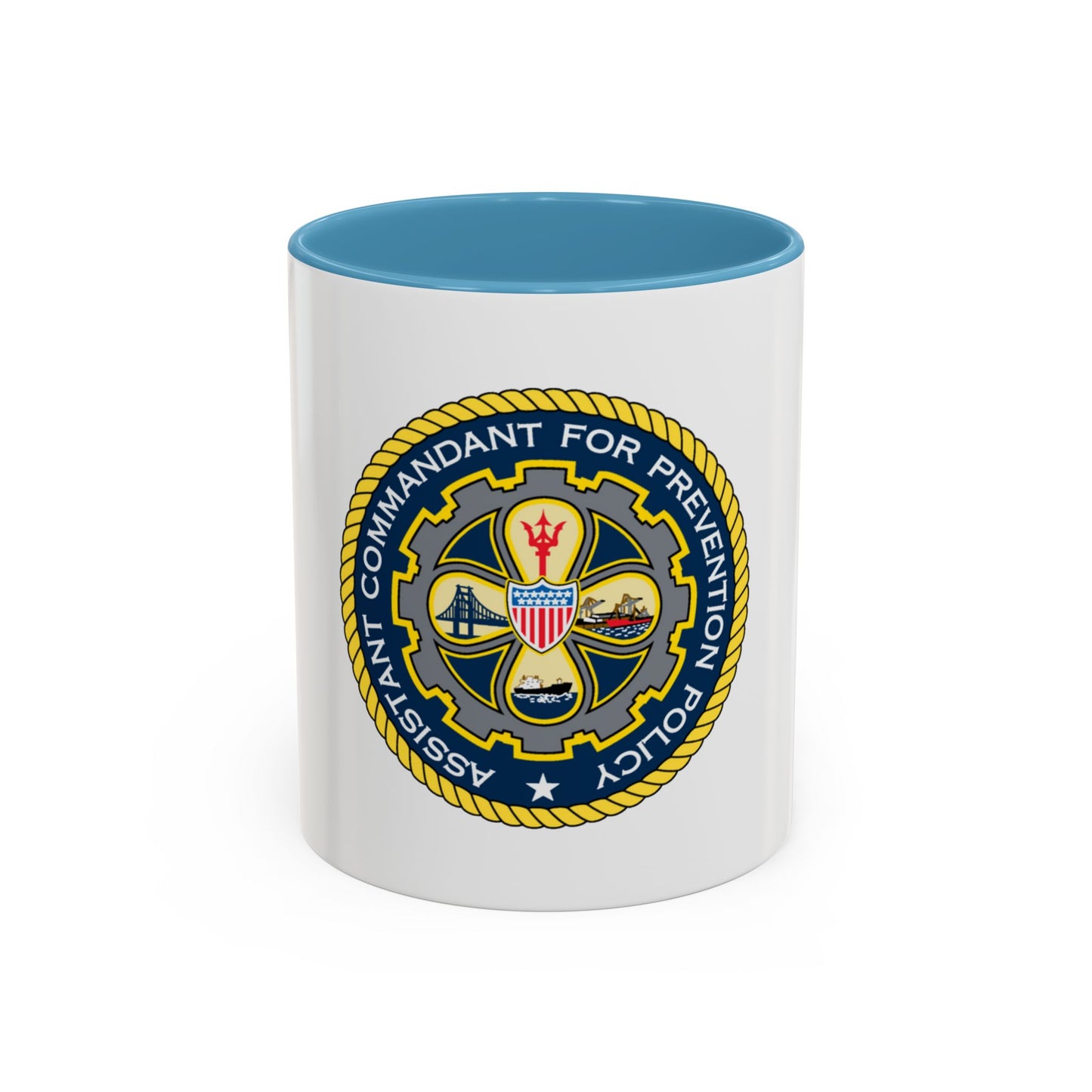 USCG Assistant Commandant for Prevention Policy (U.S. Coast Guard) Accent Coffee Mug