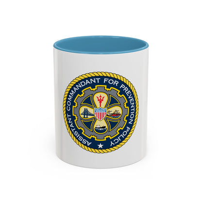 USCG Assistant Commandant for Prevention Policy (U.S. Coast Guard) Accent Coffee Mug