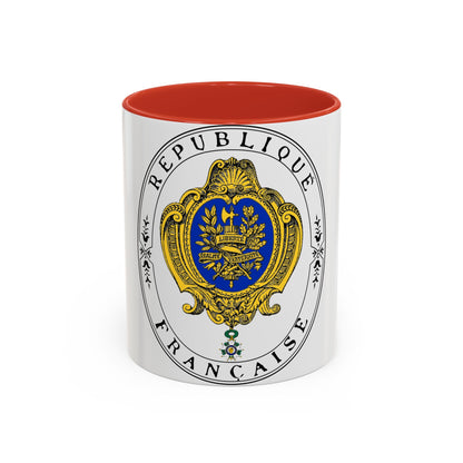 Coat of arms of the French Republic (1905) - Accent Coffee Mug