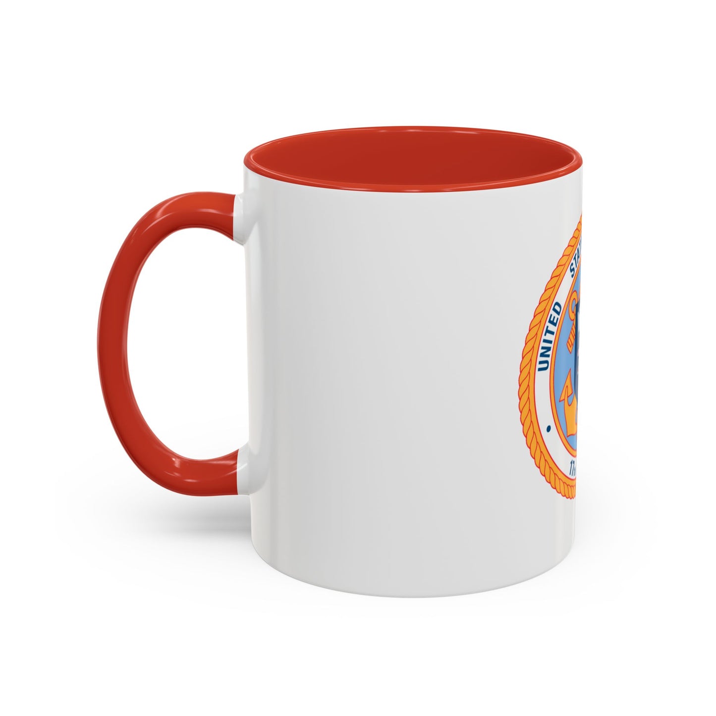 17th CG District (U.S. Coast Guard) Accent Coffee Mug