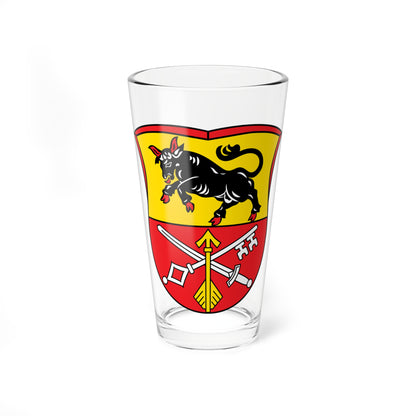 DEU Aurach COA (Germany) (Coat of Arms) Pint Glass 16oz