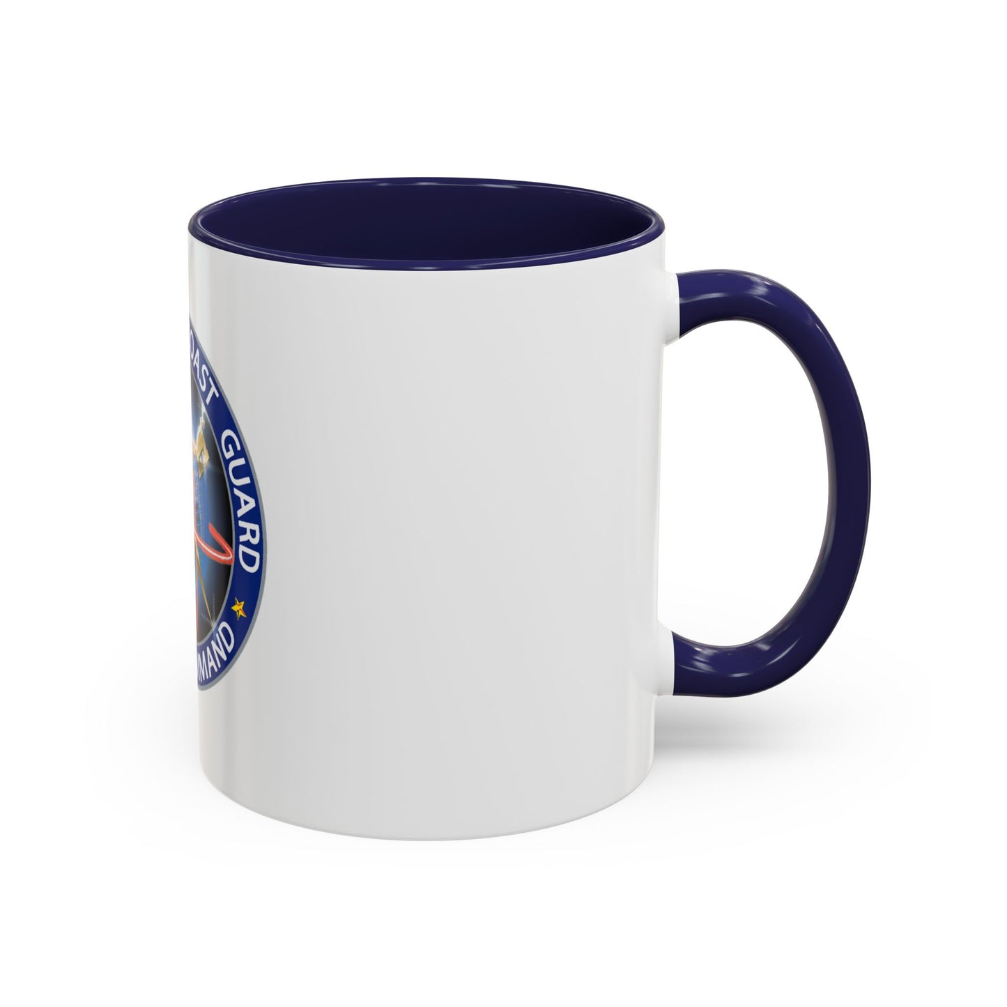 USCG Cyber Command (U.S. Coast Guard) Accent Coffee Mug