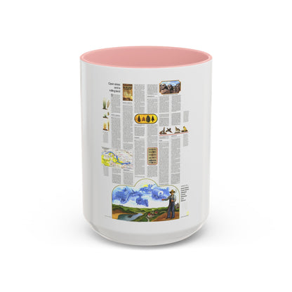 USA - North Central States 2 (1974) (Map) Accent Coffee Mug
