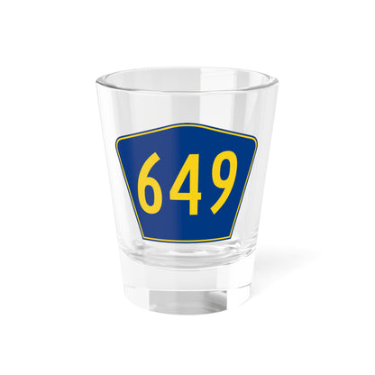 PR secondary 649 (Puerto Rico) (Road Sign) Shot Glass 1.5oz