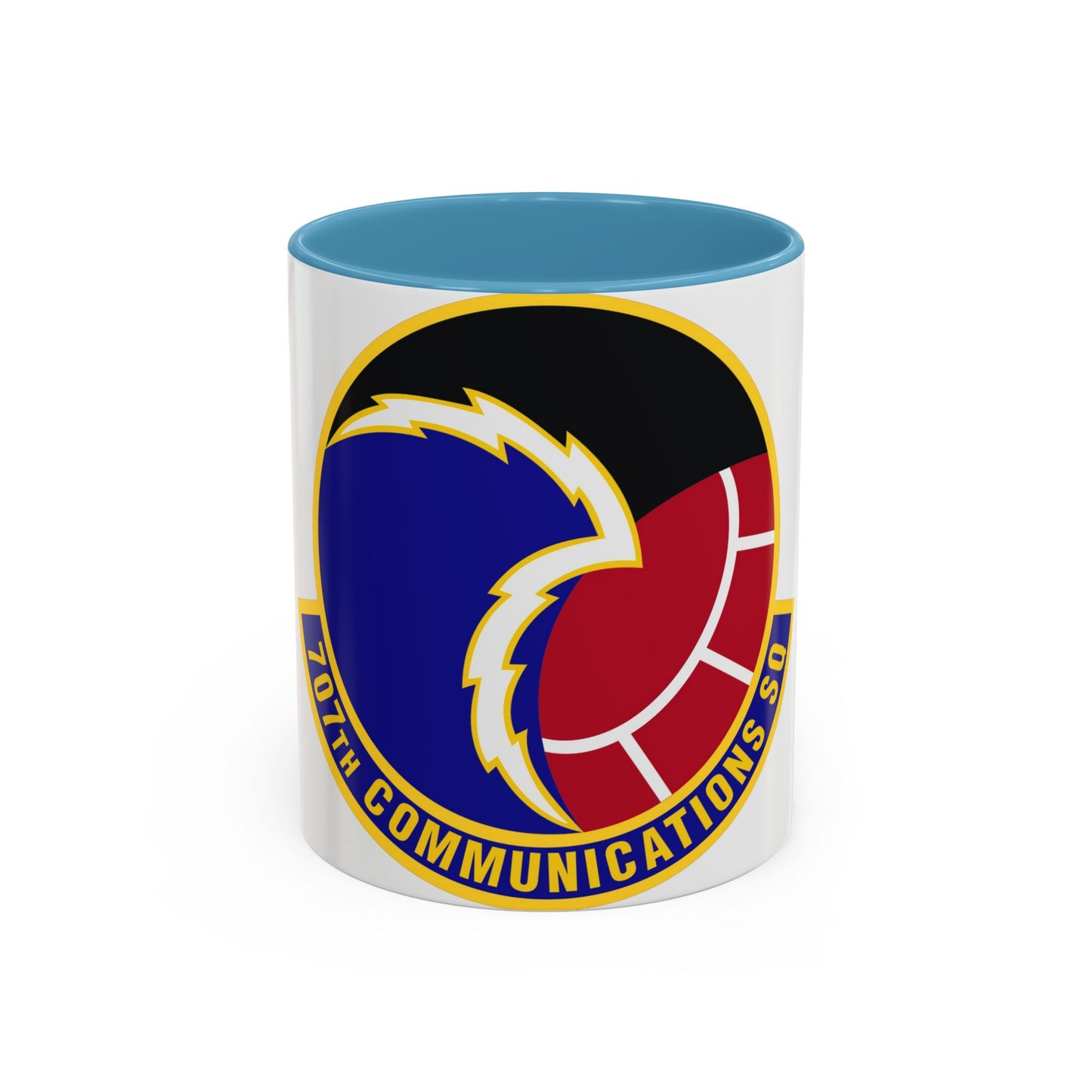 707th Communications Squadron (U.S. Air Force) Accent Coffee Mug