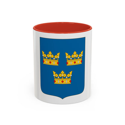 Shield of arms of Sweden - Accent Coffee Mug