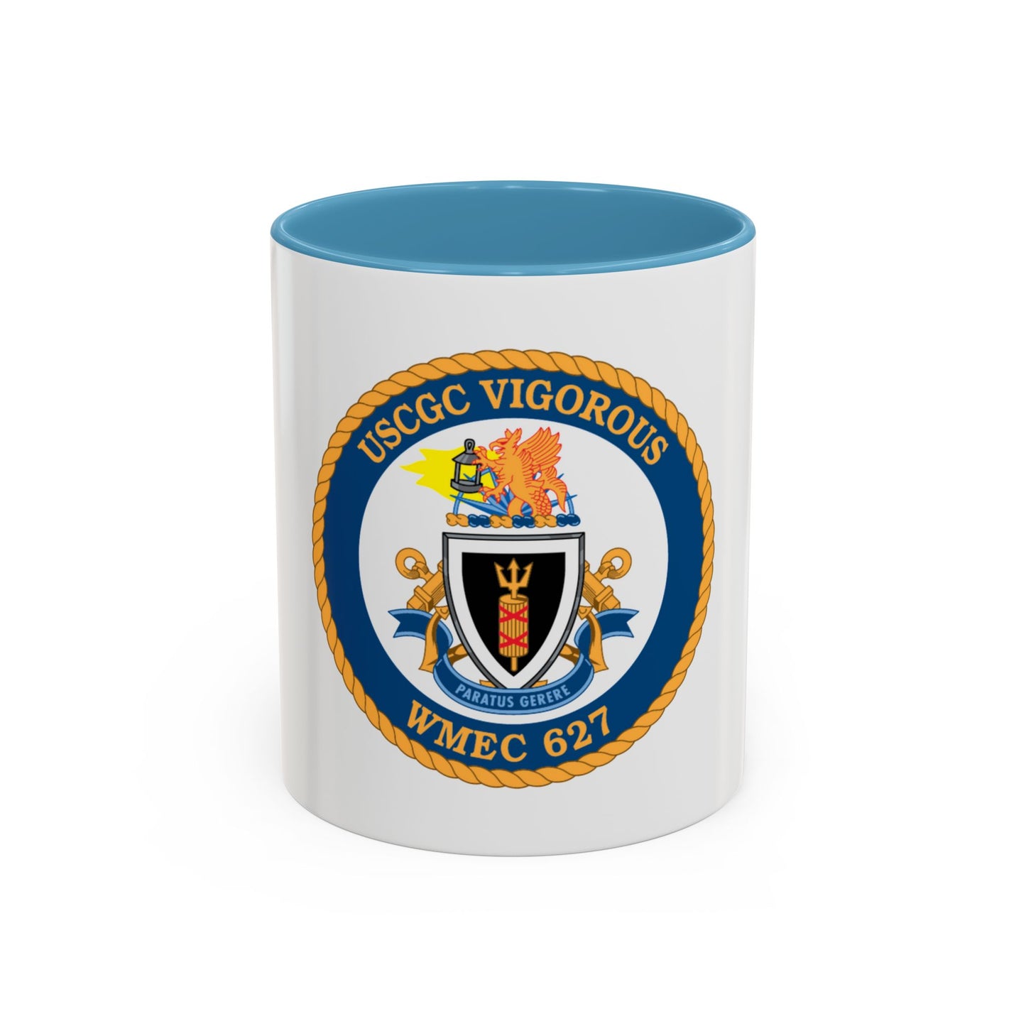USCGC Vigorous WMEC 627 (U.S. Coast Guard) Accent Coffee Mug