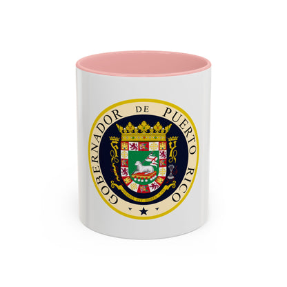 Seal of the Governor of Puerto Rico - Accent Coffee Mug