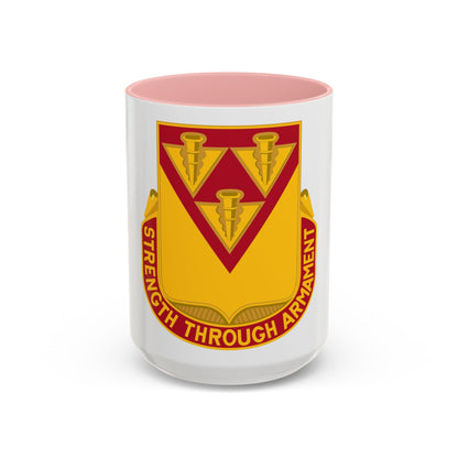 411 Ordnance Battalion (U.S. Army) Accent Coffee Mug