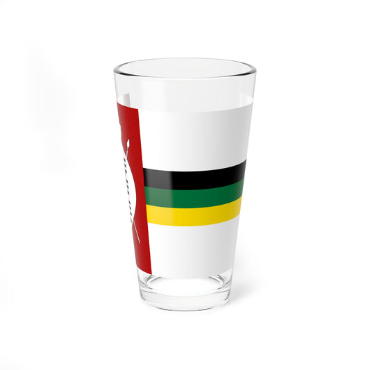Flag of KwaZulu 1985-1994 (South Africa) Pint Glass 16oz