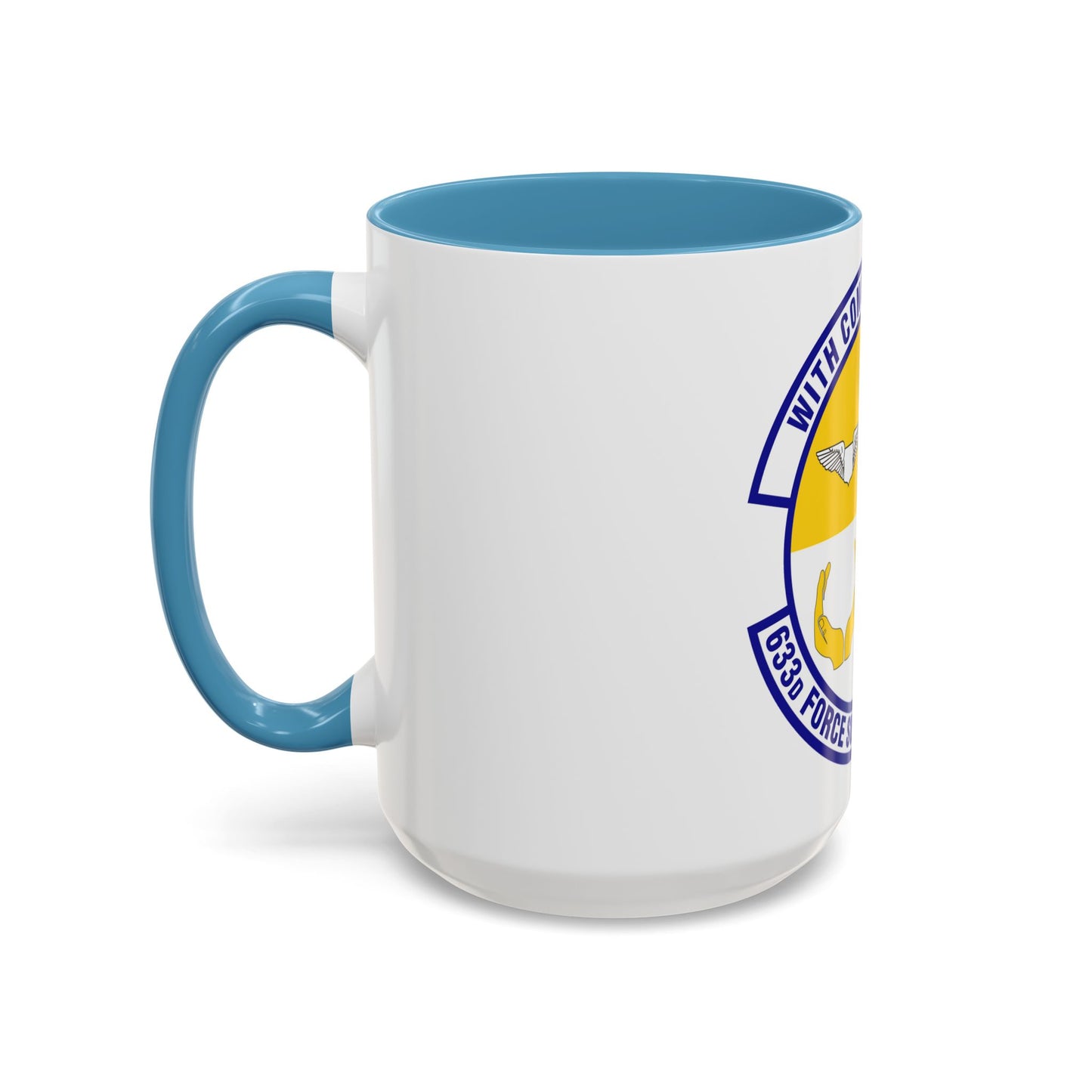 633d Force Support Squadron (U.S. Air Force) Accent Coffee Mug