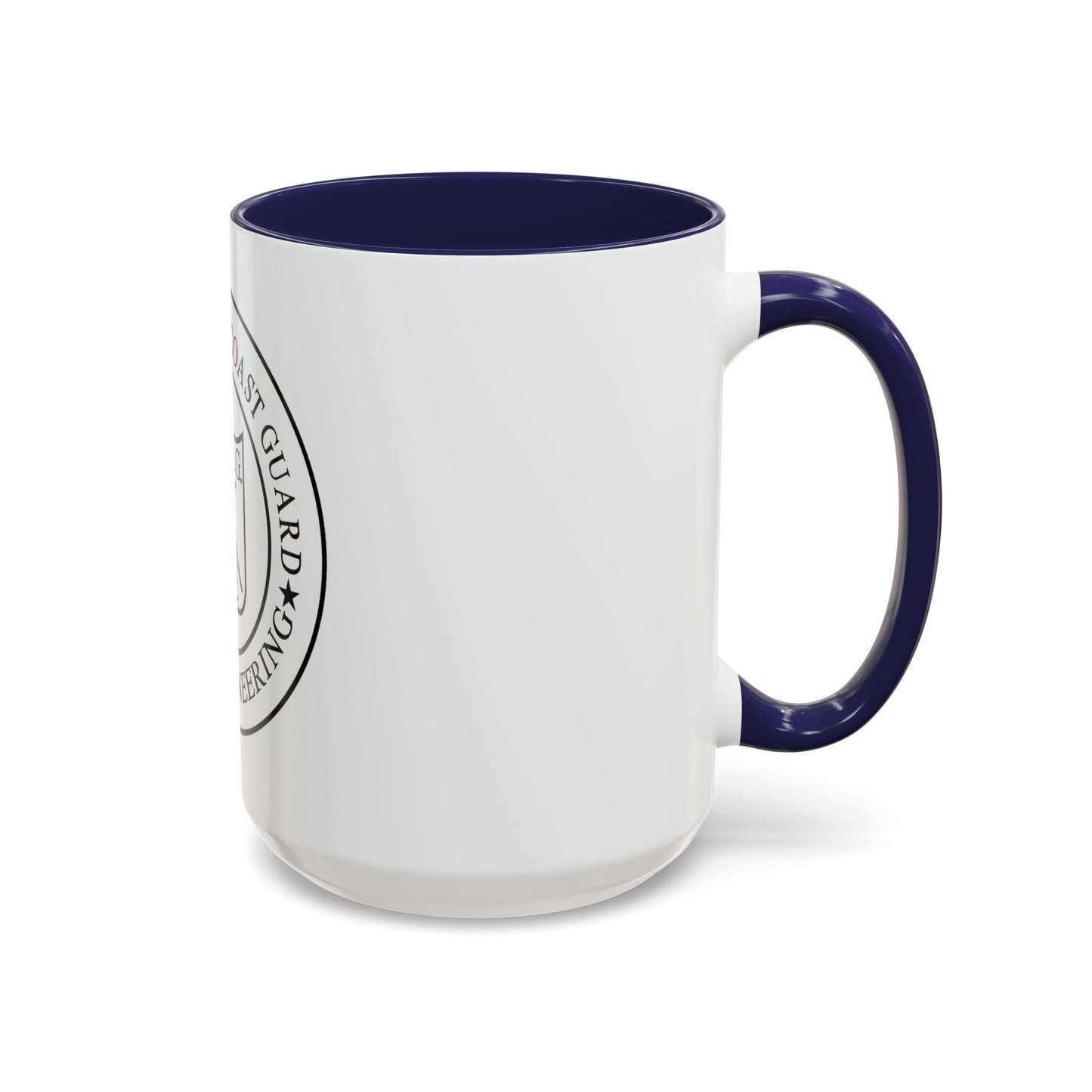 USCG Civil Engineering (U.S. Coast Guard) Accent Coffee Mug