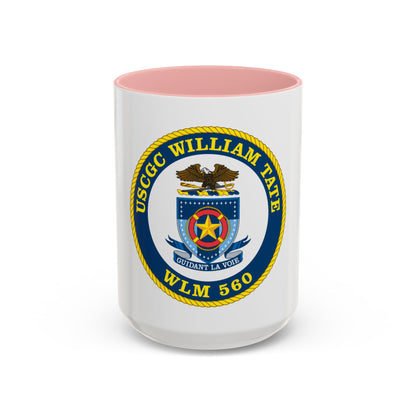 USCGC William Tate WLM 560 (U.S. Coast Guard) Accent Coffee Mug