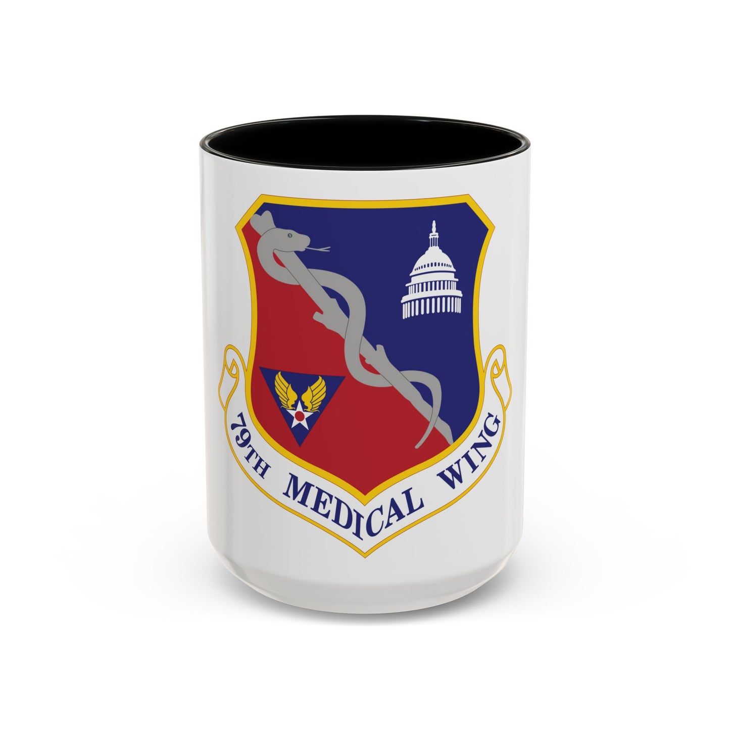 79th Medical Wing (U.S. Air Force) Accent Coffee Mug