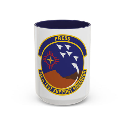 746th Test Support Squadron (U.S. Air Force) Accent Coffee Mug
