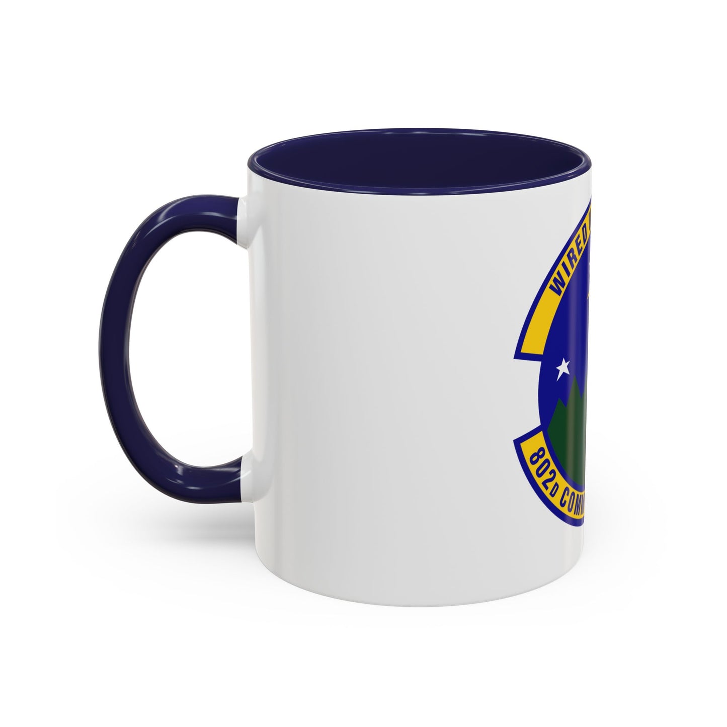 802d Communications Squadron (U.S. Air Force) Accent Coffee Mug