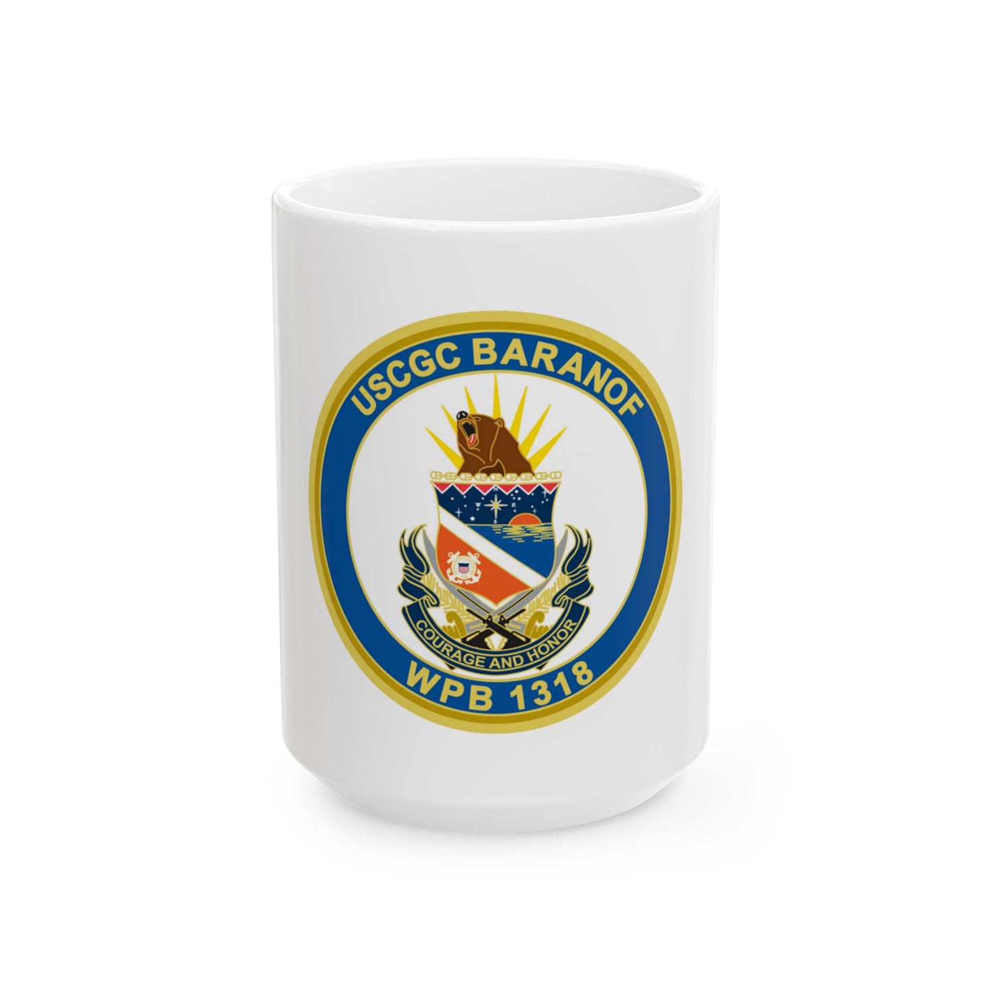 Baranof WPB 1318 (U.S. Coast Guard) White Coffee Mug