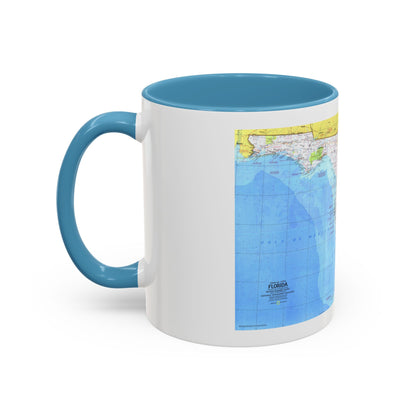USA - Florida 1 (1973) (Map) Accent Coffee Mug