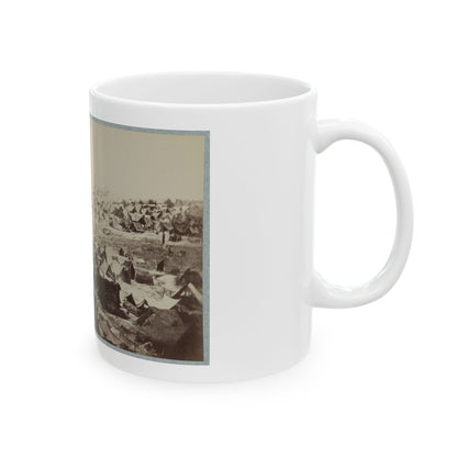Andersonville Prison, Ga., August 17, 1864. North-West View Of Stockade (U.S. Civil War) White Coffee Mug