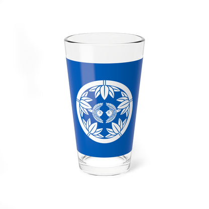 Flag of the Uesugi Lords of Yonezawa in Dewa Province A (Japan) Pint Glass 16oz