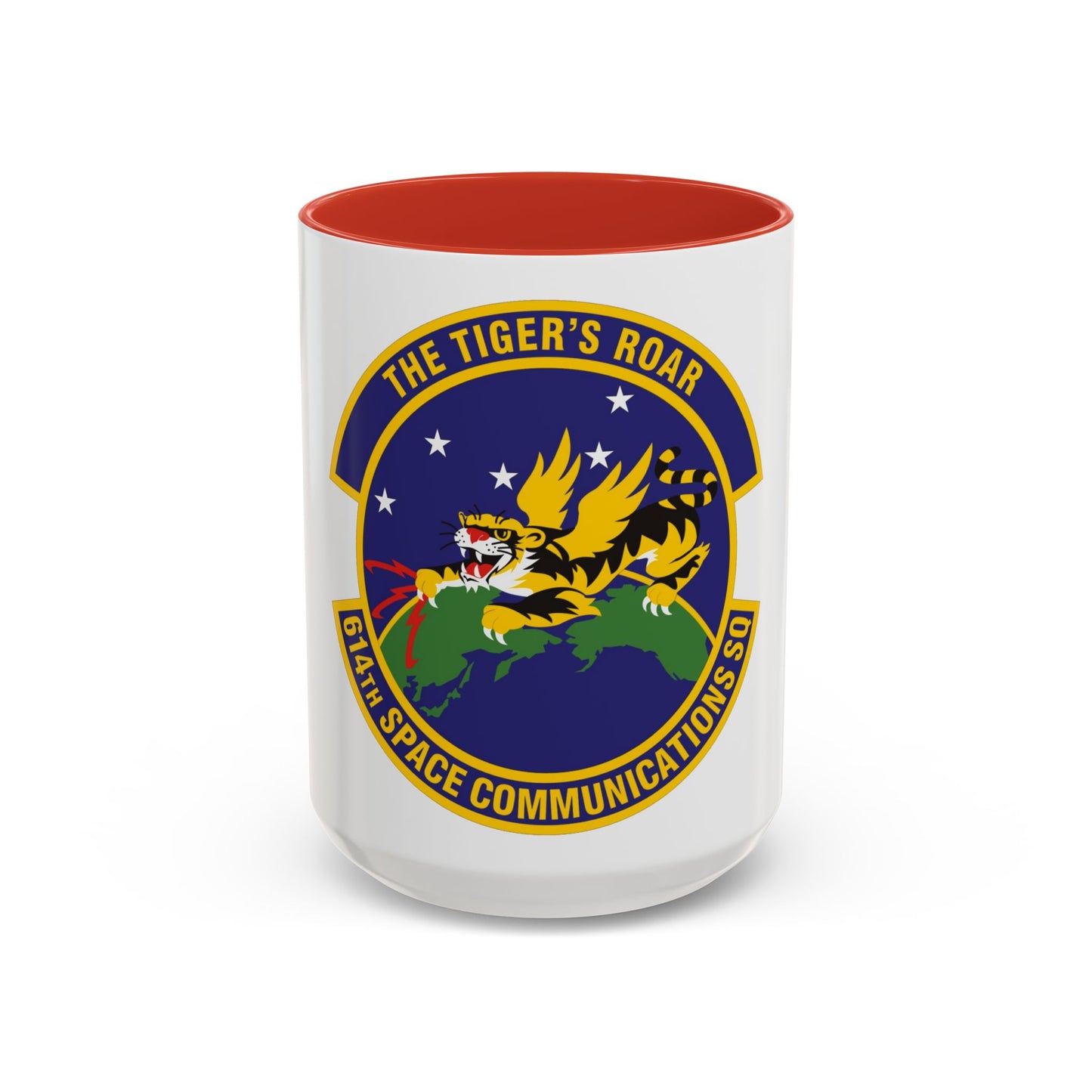 614th Space Communications Squadron (U.S. Air Force) Accent Coffee Mug