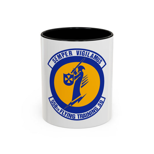 558 Flying Training Squadron AETC (U.S. Air Force) Accent Coffee Mug