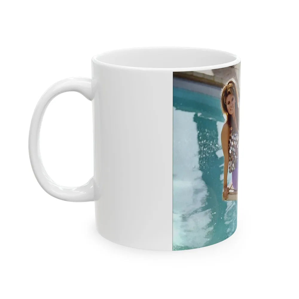 Raquel Welch #271 (Vintage Female Icon) White Coffee Mug-Go Mug Yourself