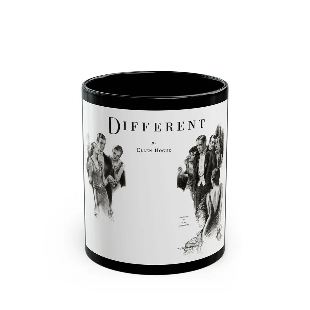 Different (1), Smart Set Magazine, February 1930 - Black Coffee Mug-11oz-Go Mug Yourself