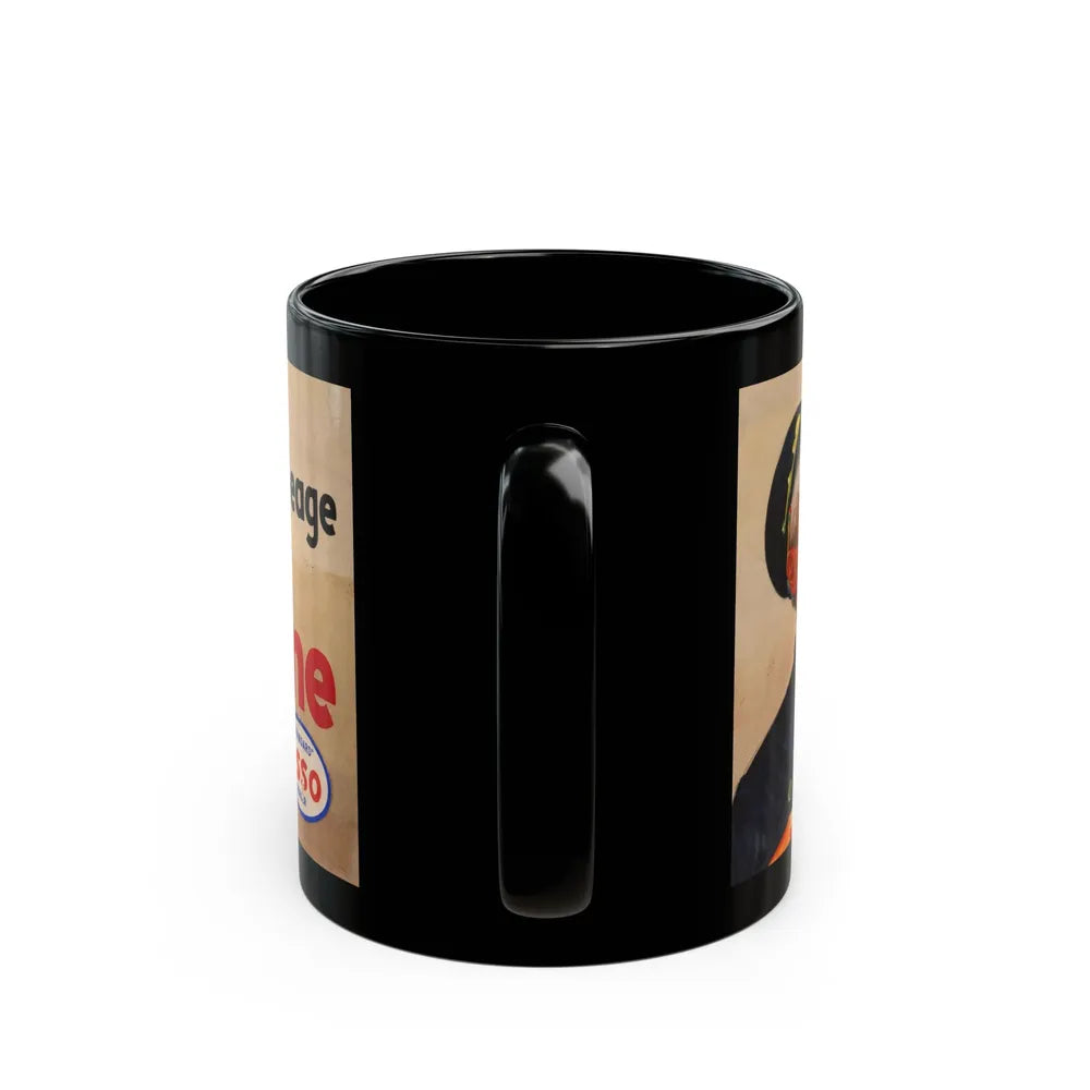 Essolene Motor Fuel advertisement - Black Coffee Mug-Go Mug Yourself