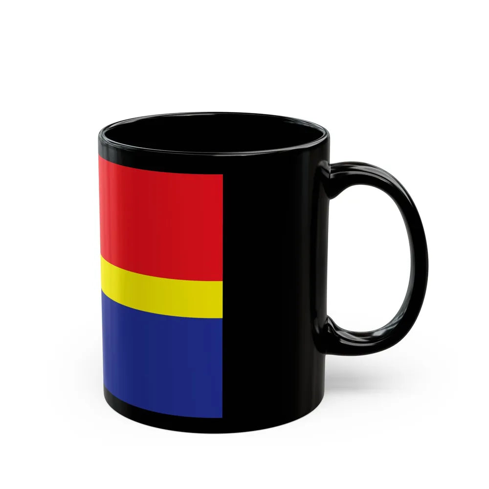 Flag of Kaliningrad Oblast Russia - Black Coffee Mug-Go Mug Yourself