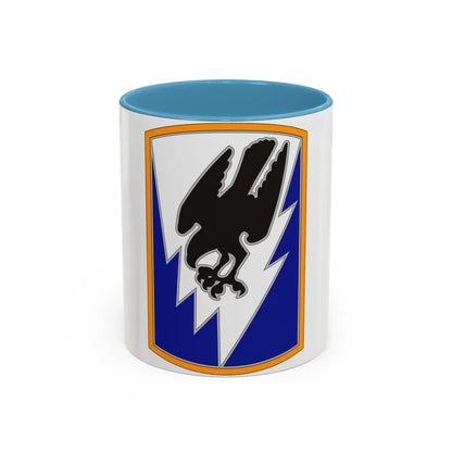 66th Aviation Command (U.S. Army) Accent Coffee Mug-11oz-Light Blue-Go Mug Yourself