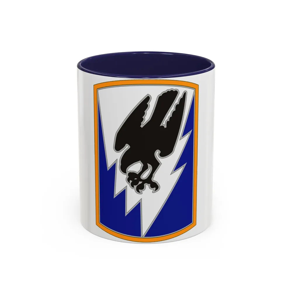 66th Aviation Command (U.S. Army) Accent Coffee Mug-11oz-Navy-Go Mug Yourself