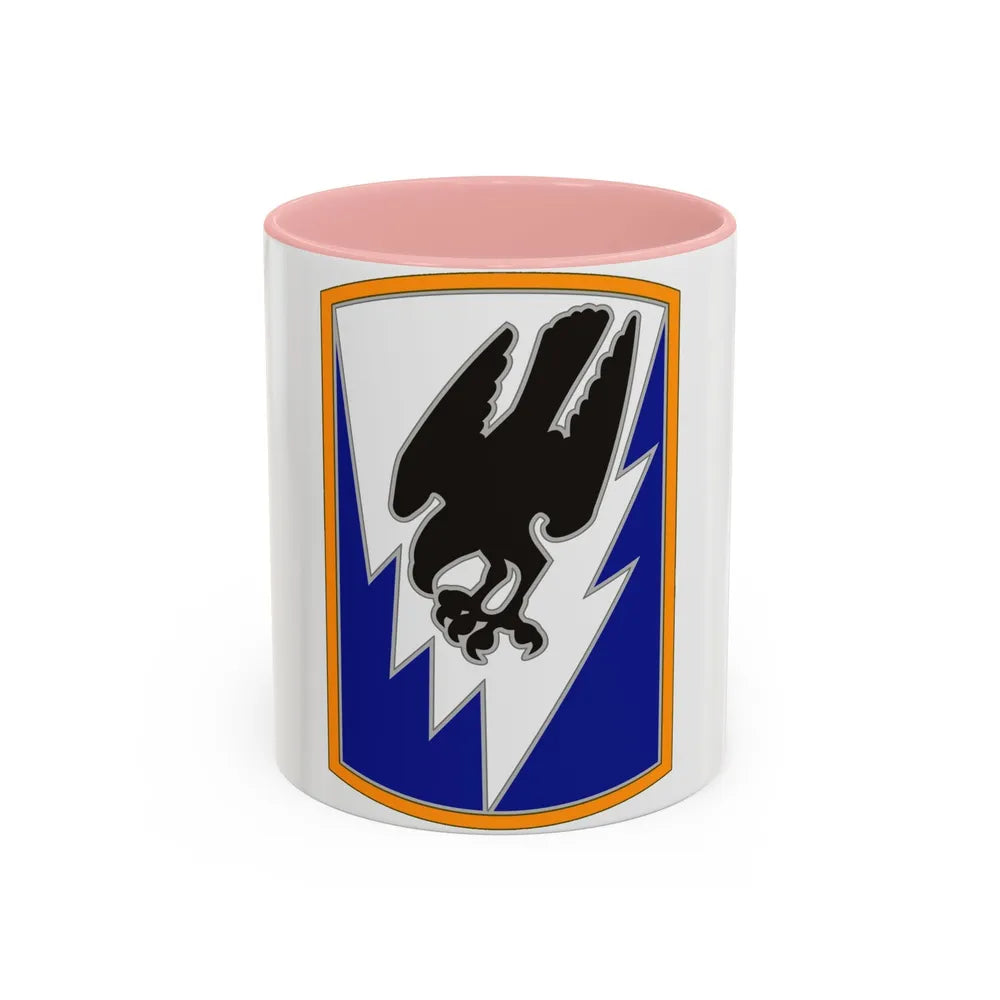 66th Aviation Command (U.S. Army) Accent Coffee Mug-11oz-Pink-Go Mug Yourself