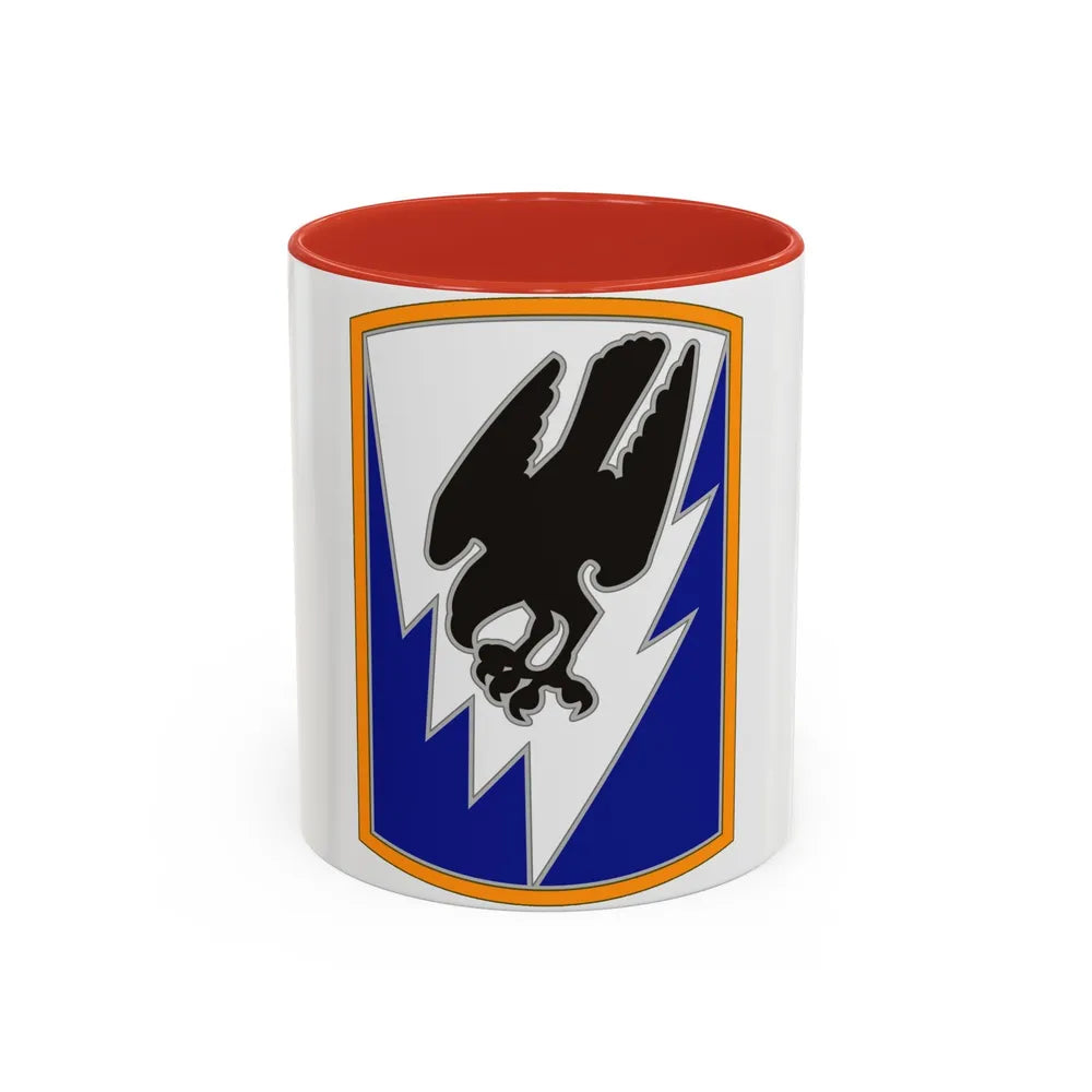 66th Aviation Command (U.S. Army) Accent Coffee Mug-11oz-Red-Go Mug Yourself