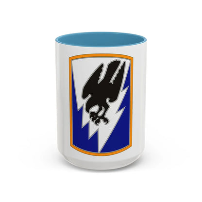 66th Aviation Command (U.S. Army) Accent Coffee Mug-15oz-Light Blue-Go Mug Yourself